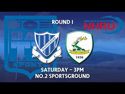 2018 NHRU Round 1 Prem 1 - Wanderers v Merewether Carlton