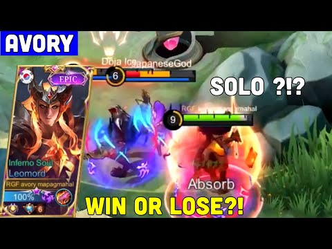SUPREME LEOMORD PLAYS SOLO IN MYTHICAL GLORY RANK!! WIN OR LOSE?! - Avory | MLBB