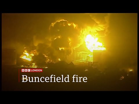 Buncefield: explosion and fire that is the biggest in Europe since WWII - 20th anniversary (UK)