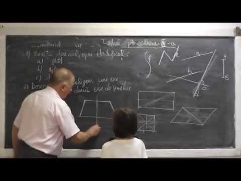 1/2 Lectia 478 - Rezolvam un test cu probleme diverse de aritmetica si geometrie - Clasa 4