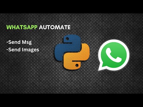 Automate Whatsapp Send Images Using Pywhatkit Python Tutorial Mrlazyprogrammer Python Mr