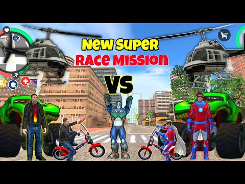 New Super Race Mission Between Mutant And Superhero🦸‍♂️ | Rope Hero Vice Town | Gamer Blasty