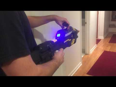 Nerf Halo MA5D Assault Rifle firing and ammo counter