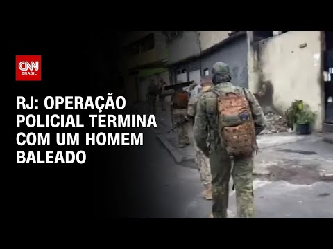 RJ: Homem é baleado durante operação policial no Complexo do Chapadão | CNN 360º
