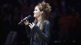 Jessica Rae sings the National Anthem- Chicago Bulls vs NY Knicks.mov