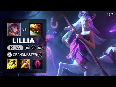 Kanavi Lillia vs Rammus Jungle - KR Grandmaster - Patch 12.7 Season 12