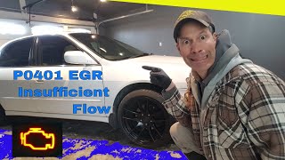 🚘Accord P0401 Code FIXED - How to Clean EGR Passage in V6 Engine (1998-2002 Honda Accord and Acura)🔧