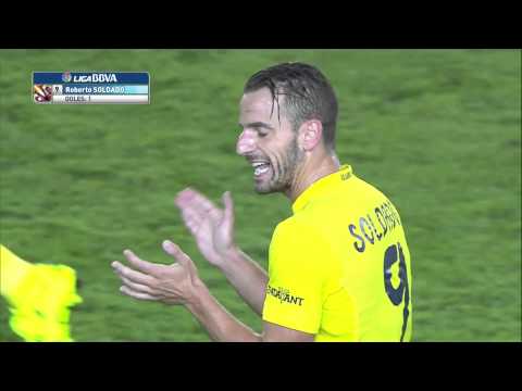 Gol de Soldado (1-1) Villarreal CF - RCD Espanyol