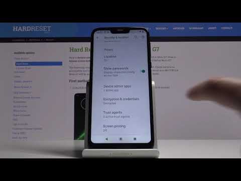 How to Clear Credentials in MOTOROLA Moto G7 – Clear Credentials