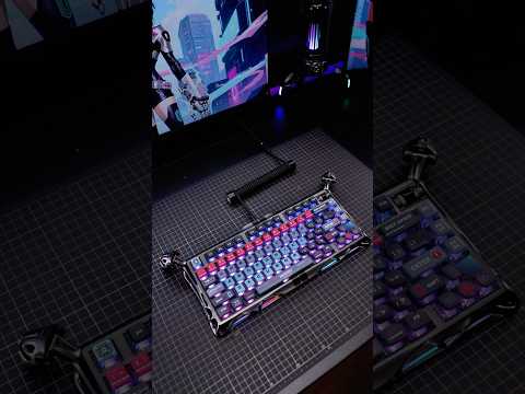 фото клавиатура gravastar mercury v75 pro cyberpunk 0