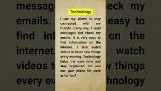 Shadowing Practice: Using Technology📱 #LearnEnglishFast #shorts