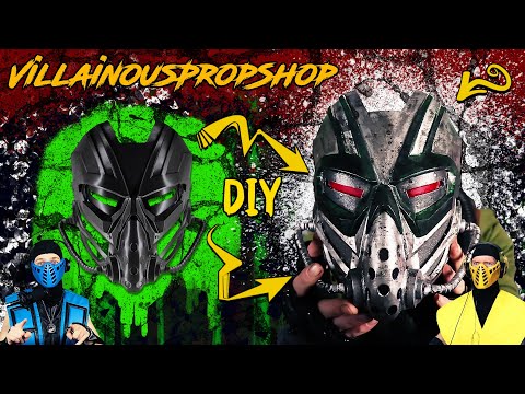 Kabal Makes A Mask! VillainousPropShop MK11 Kabal Unboxing! | MK11 PARODY!