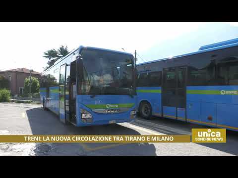 Treni, a nova circulação entre Tirano e Milão