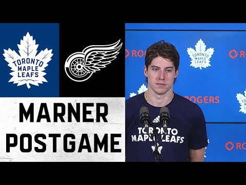 Mitch Marner Post Game ' Toronto Maple Leafs vs Detroit Red Wings ' April 26, 2022
