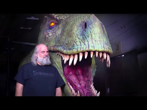 T-REX Dinosaur Animatronic Giant Head! Perfect for Jurassic Park