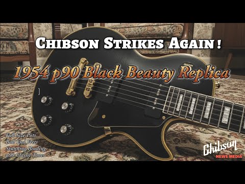 Chibson Strikes Again! 1954 P90 Black Beauty Les Paul Replica Reviewed