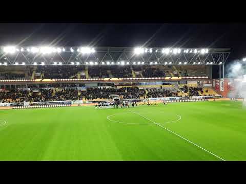 IF Elfsborg - AIK Spelarne kommer på planen 29.11.2021
