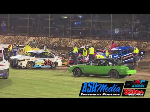 Modified Sedans: Darren Baldwin Rollover - Kingaroy Speedway