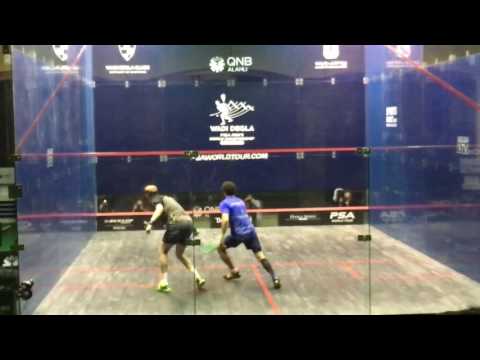 Wadi Degla Squash World Championship 2016 - Round 2 - Ramy Ashour v Stephen Coppinger - 1st Game