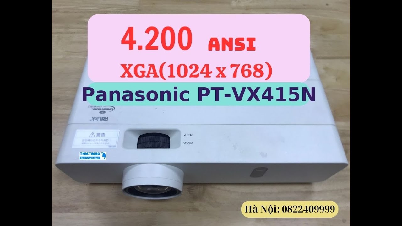 Máy chiếu cũ PANASONIC PT-VX415N giá rẻ (TBMJ572)