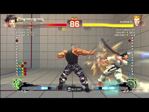 NGB YahYass (Makoto) vs DiverseBark 245 (Guile)