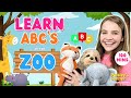 Learn The Alphabet At The Zoo Toddler Learning Video Learn ABCs Learning Videos For Toddlers