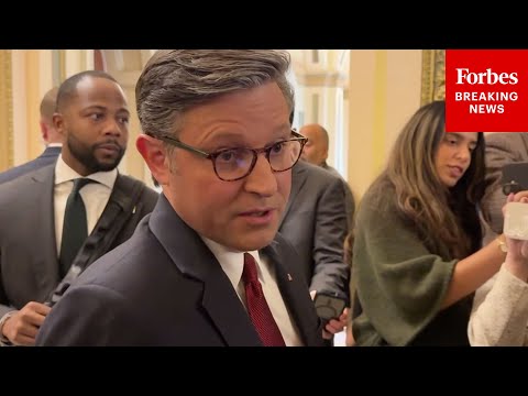 Video | Speaker Johnson Asked Point Blank About President Trump's Pardon Of Ex-Honduran President
