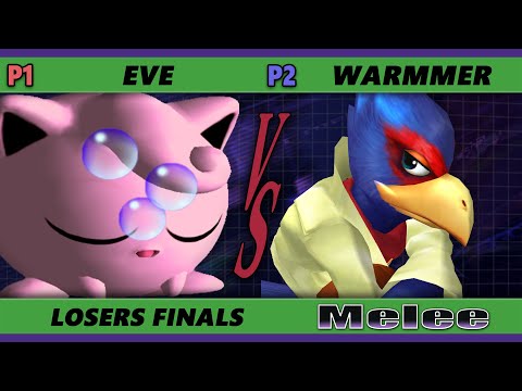 S@X 415 Losers Finals - eve (Jigglypuff) Vs. Warmmer (Falco) Smash Melee - SSBM