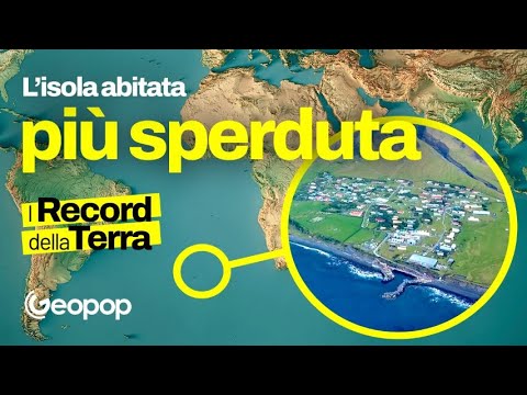 The most isolated human settlement in the world is on a remote island in the Atlantic: Tristan da...