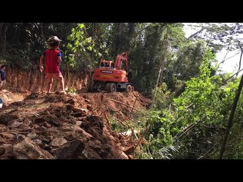 Top 10 Extreme Dangerous Idiots Excavator Operator Skill - Fastest Construct a road Excavator