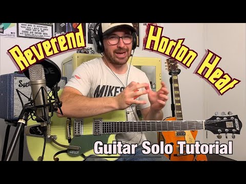 Reverend Horton Heat - Guitar Lesson - Guitar Solo (Where in the hell did you go with my toothbrush)