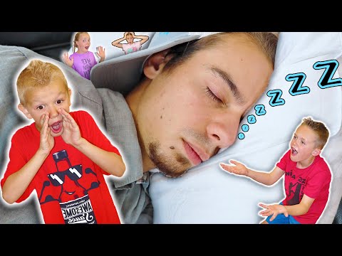MailMan Won't WAKE UP! Trying To Wake Sleeping Mail Man With Kids Fun TV!