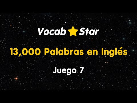 13,000 Palabras en Inglés - Juego 7