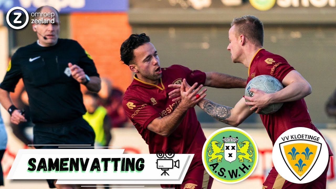 ASWH vs Kloetinge Key Moments & Goals Season 2025/2026