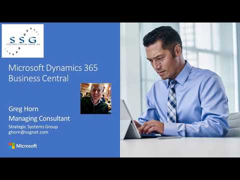 Dynamics 365 Business Central Introduction | Strategic Systems Group, Inc. (SSG)