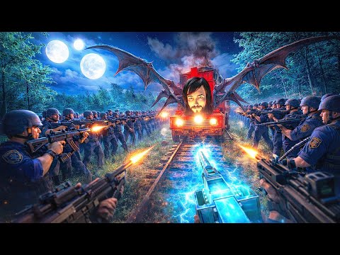 CHOO CHOO CHARLES vs Dev, GRANNY and GRANDPA | Story Mode Survival Gameplay