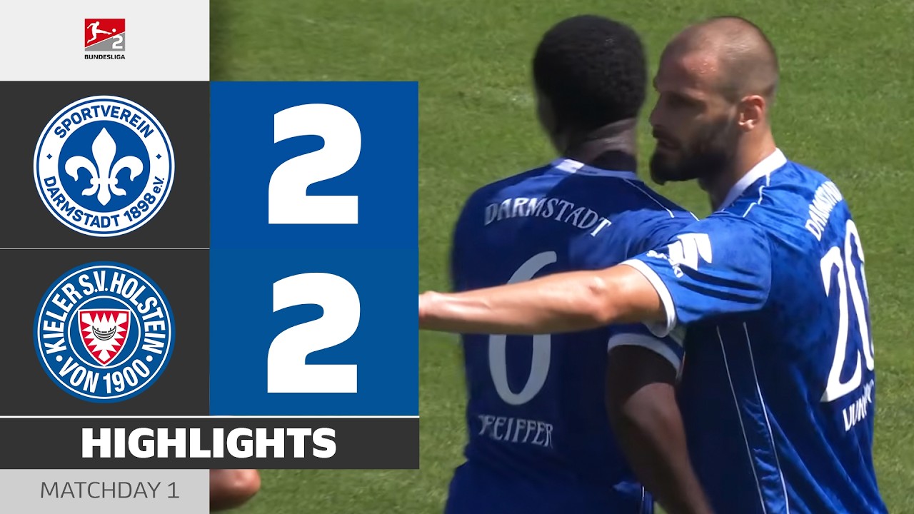 Two Down, Not Out! | DARMSTADT 98 - HOLSTEIN KIEL | Highlights | Matchday 1 - Bundesliga 2 2026/27