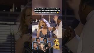 Mariah Carey and Boyz II Men sang their hearts out at the Grammys and won NOTHING #mariahcarey