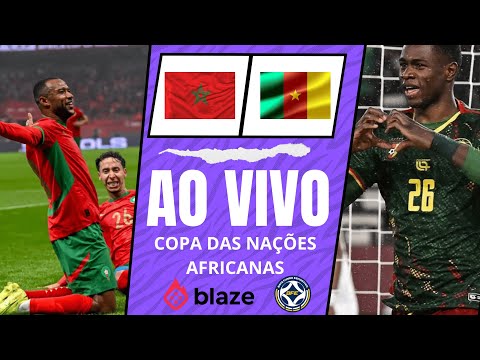 CAMARÕES X MARROCOS AO VIVO | COPA DAS NAÇÕES AFRICANAS | DIRETO DO MOULAY ABDELLAH STADIUM