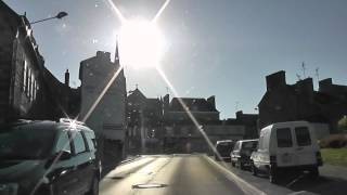 preview picture of video 'Driving Along Rue d'Erquy, Place de Lourmel & Rue du Maréchal Foch, Pléneuf-Val-André, France'