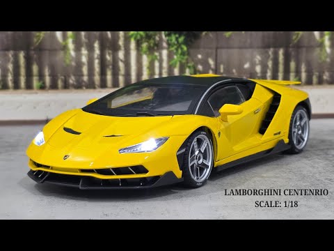 Unboxing Lamborghini Centenario Roadster 1:18 Chezhi Diecast