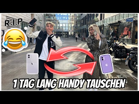 1 TAG LANG HANDY tauschen mit FREUNDIN😭(R.I.P) | JamooTv