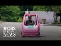 High gas prices drive Georgia man to create a "mini car," costing about $3 to fill up