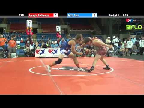 Cadet 170 - Joseph Robinson (Illinois) vs. Seth Avis (California)