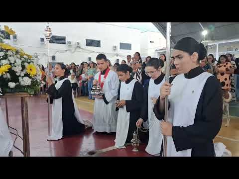 04/04/2026 BENÇÃO AOS FIÉIS  NO DIA DE CORPUS CHRISTI NA CIDADE DE CUSTÓDIA PE BRASIL 