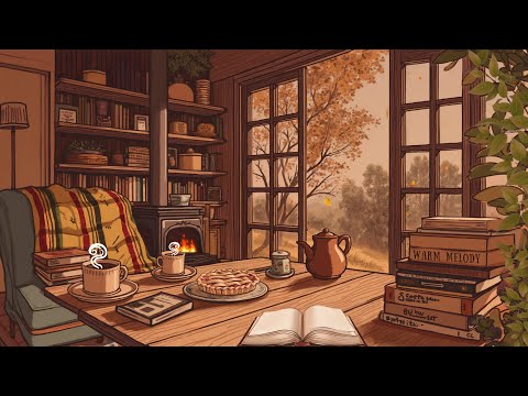 Set up a Positive New Week 🔥☕Lofi coffee - Lofi fireplace 🎵 Study/ Work/ Relax