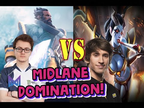Miracle.Nigma VS Dendi.B8 - Midlane Domination! Pro Gameplay!