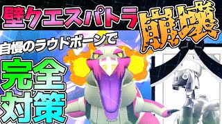 自慢の謎『ラウドボーン』使ってたら流行中の壁クエスパトラ構築を全破壊してしまった件【ポケモンSV】