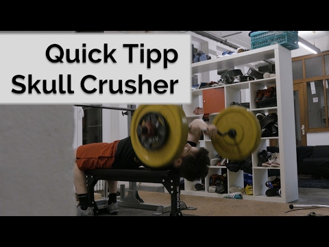 quick tip #9 | DIE TRIZEPS ÜBUNG RICHTIG AUSGEFÜHRT | SKULL CRUSHER, FRENCH PRESS | MEHR BANKDRÜCKEN