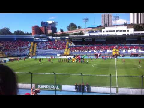 "CSD Municipal Hinchada U5C" Barra: La Banda del Rojo &bull; Club: Municipal